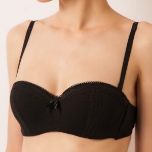 Бюстгальтер плотная чашка пуш-ап "бандо" Emporio Armani